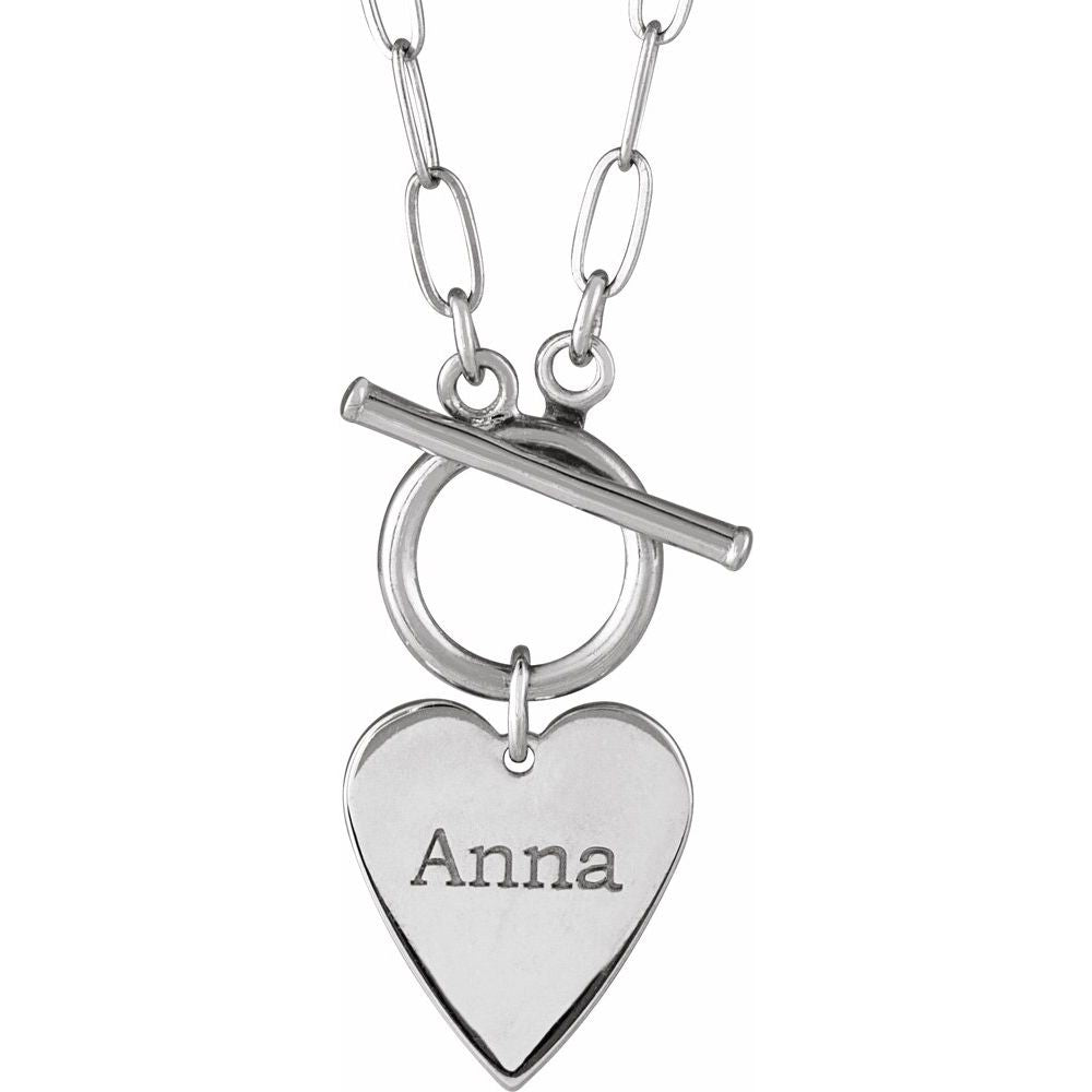 Toggle Heart Necklace