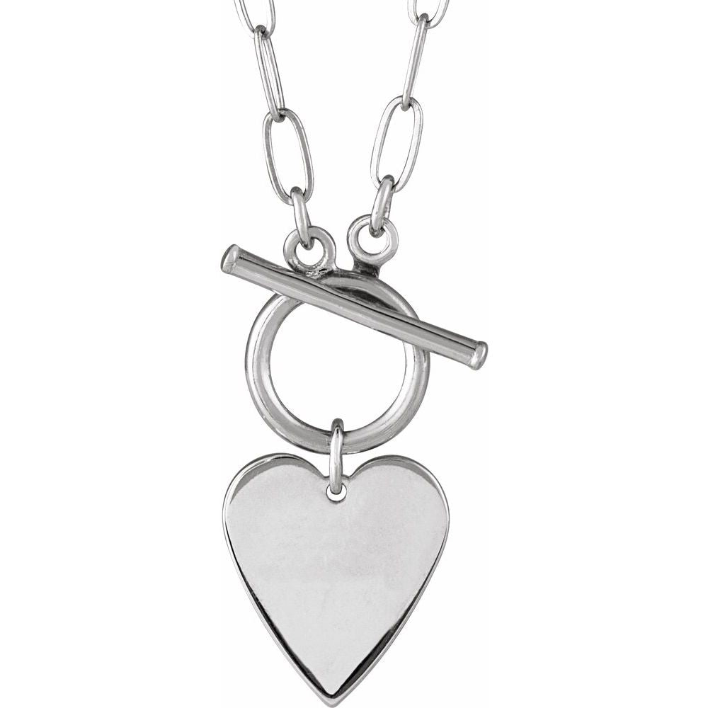 Toggle Heart Necklace