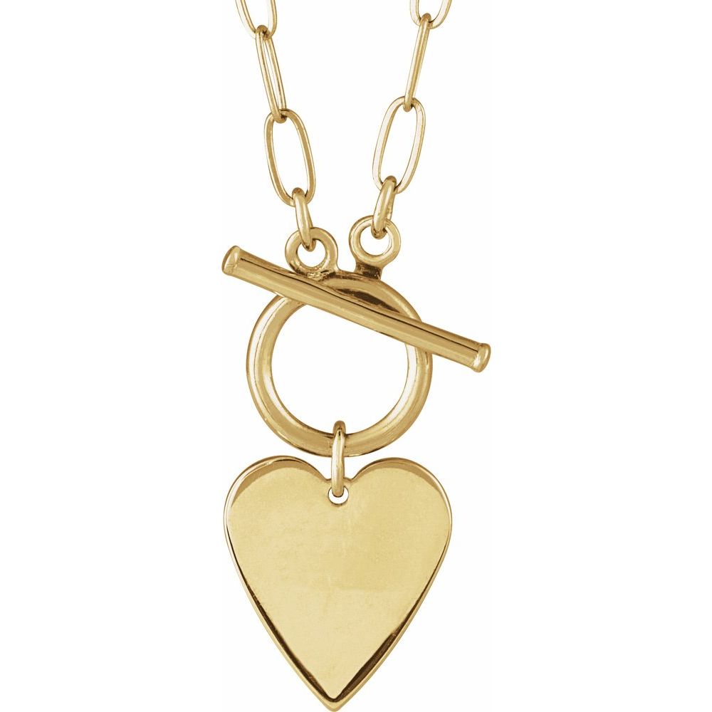 Toggle Heart Necklace
