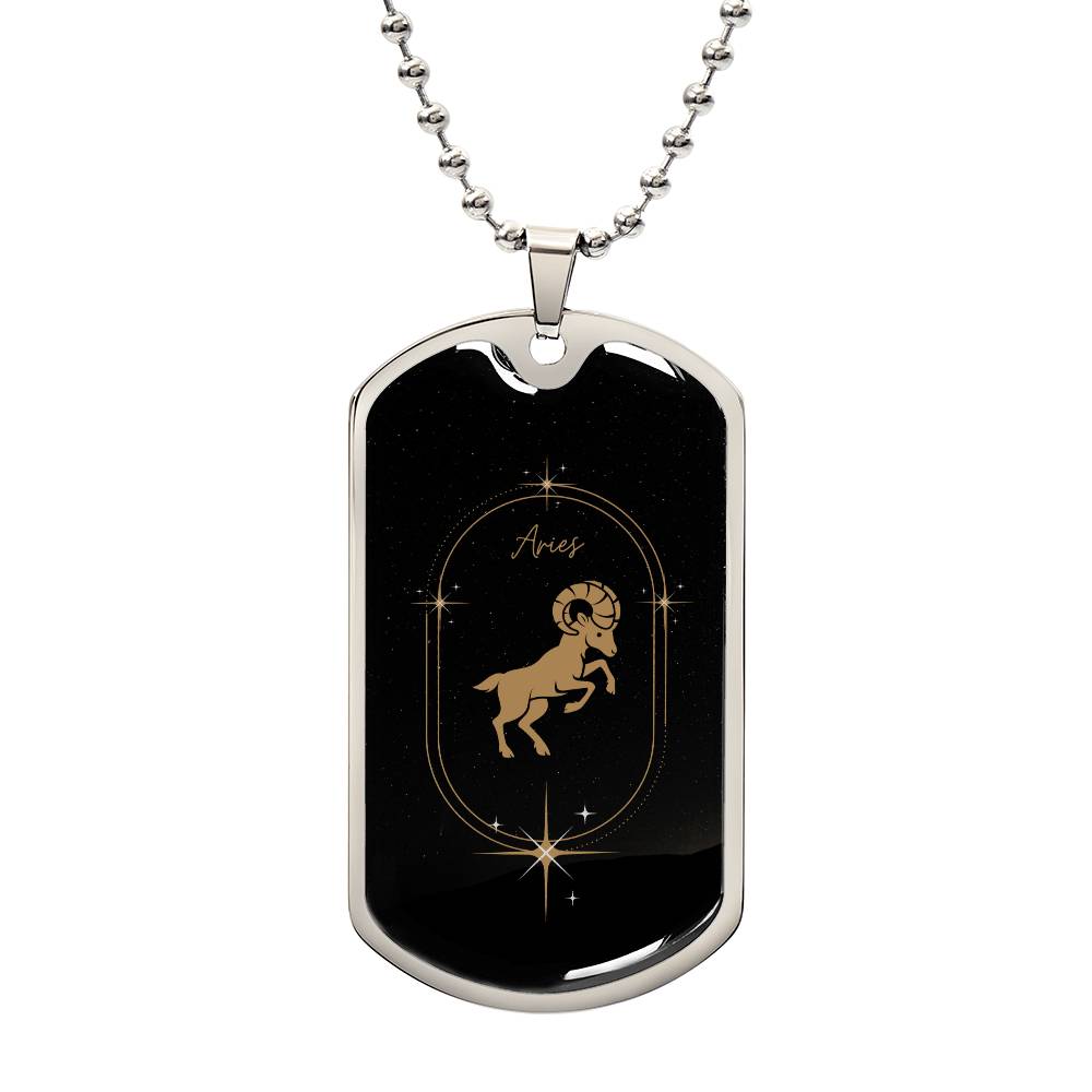 Aries Dog Tag