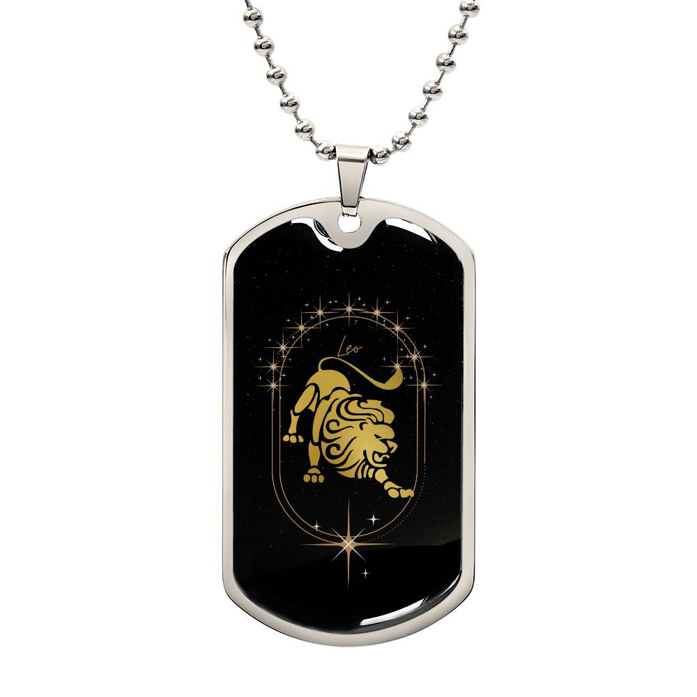 Leo Dog Tag