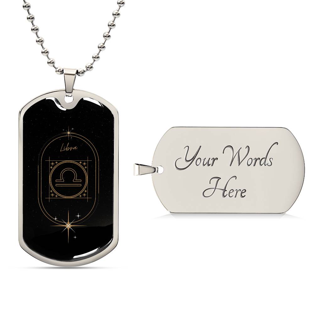 Libra Dog Tag