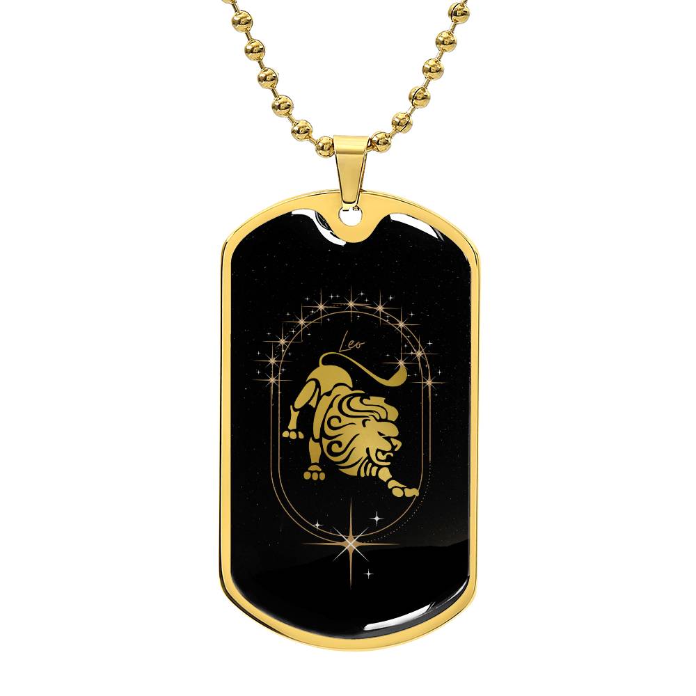 Leo Dog Tag
