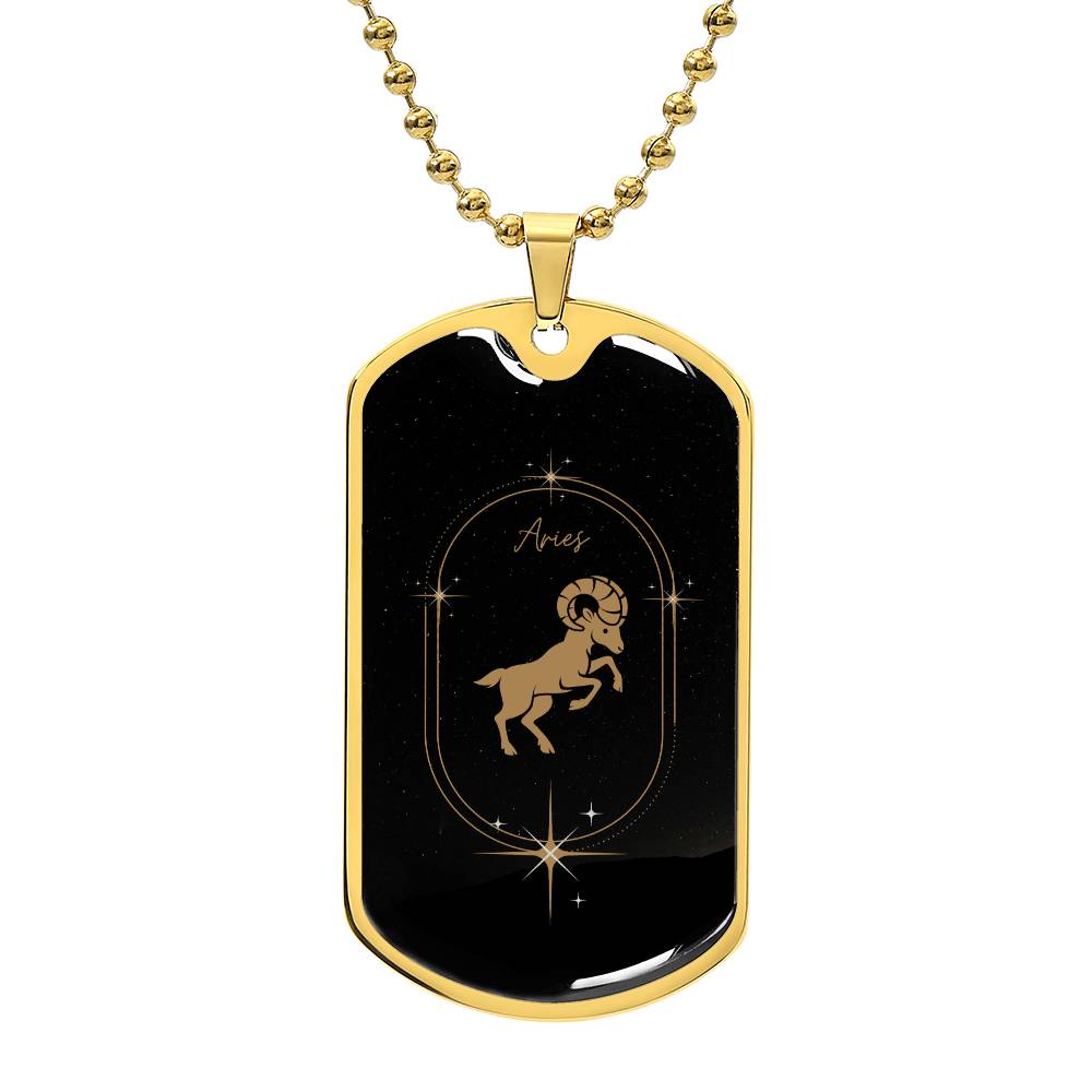 Aries Dog Tag