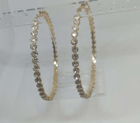 Rhinestone Hoops