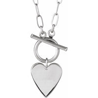 Toggle Heart Necklace