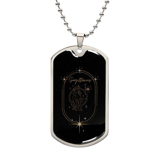 Sagittarius Dog Tag