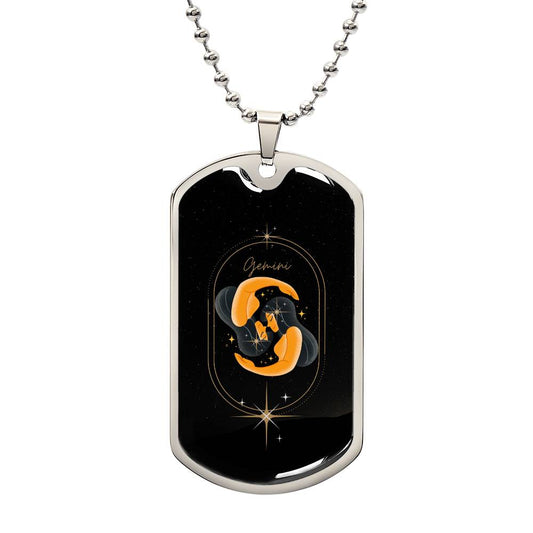 Gemini Dog Tag