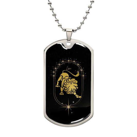 Leo Dog Tag