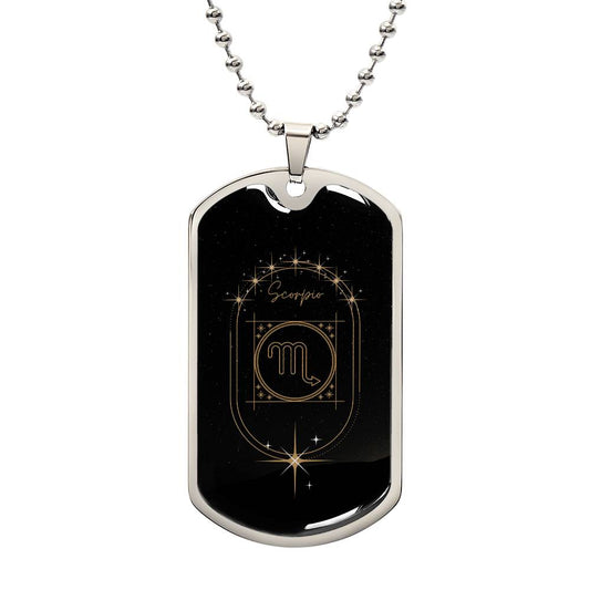 Scorpio Dog Tag