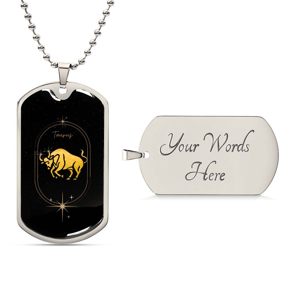 Taurus Dog Tag