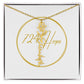 Flower Name Necklace