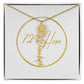 Flower Name Necklace