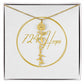 Flower Name Necklace
