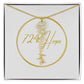 Flower Name Necklace