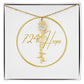 Flower Name Necklace