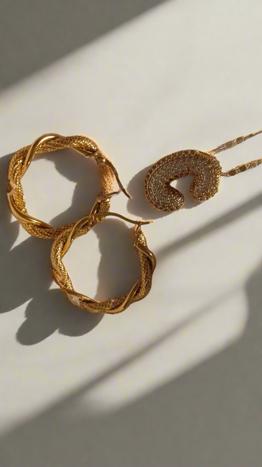 Twisted Rope Hoops