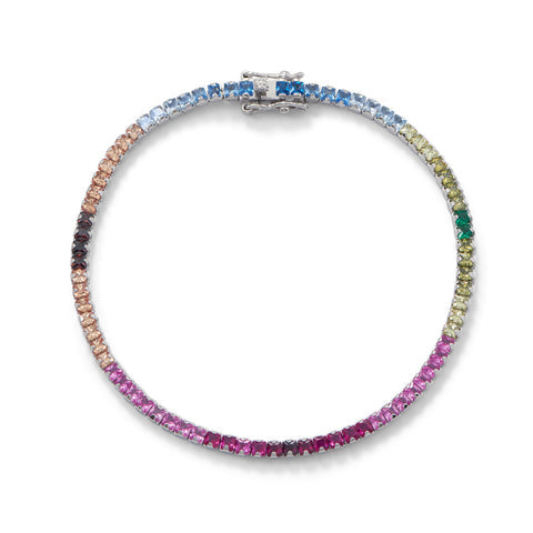 724 Rainbow Tennis Bracelet